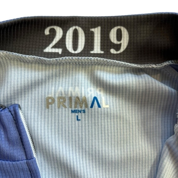 Primal Roll Masstif Tour Of The Moon Men’s Cycling Zip Up Shirt Size L Blue - Picture 6 of 16